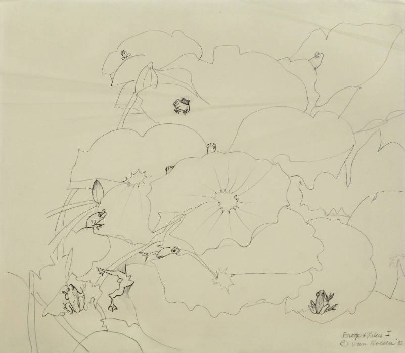 Frogs and Lilies I