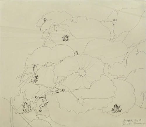 Frogs and Lilies I