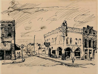 Study for "Panama Club, Beale Street, Memphis"