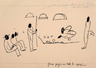 Study for "Pool Room"