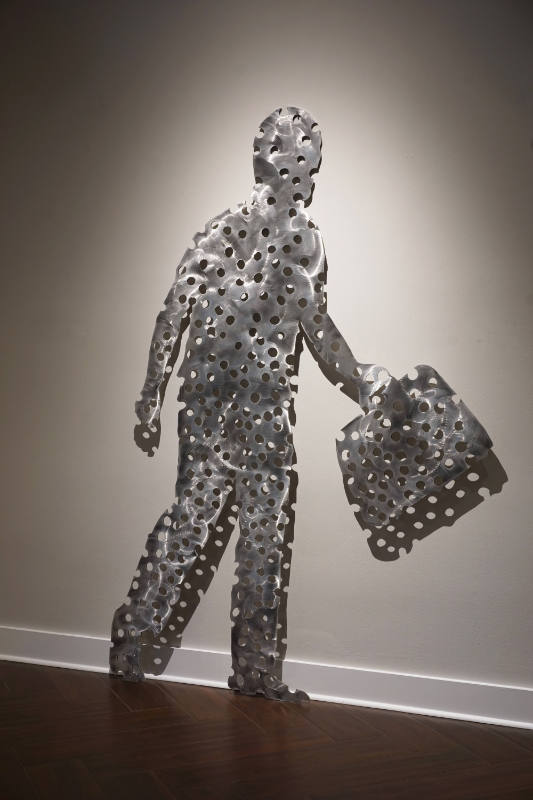 Molecule Man with Briefcase