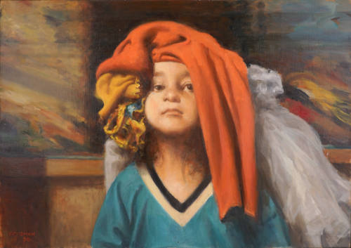 Maia with Headdress