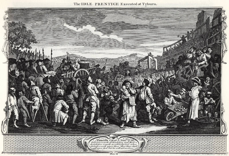 The Idle 'Prentice Executed at Tyburn