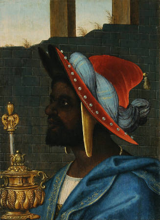 Balthazar, from an altarpiece depicting the Adoration of the Magi