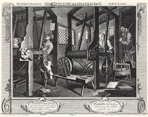 The Fellow Prentices at Their Looms and The Industrious 'Prentice Performing the Duty of a Christian